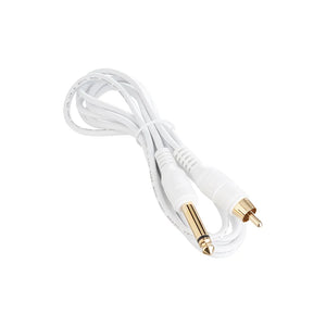 Darklab 6’ Straight RCA Cable — White