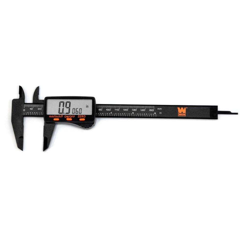 Plastic 6.1” Digital Caliper with LCD Readout and Storage Case