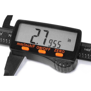 Plastic 6.1” Digital Caliper with LCD Readout and Storage Case