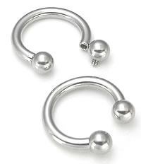 12g Internal Steel Circular Barbell — Price Per 1
