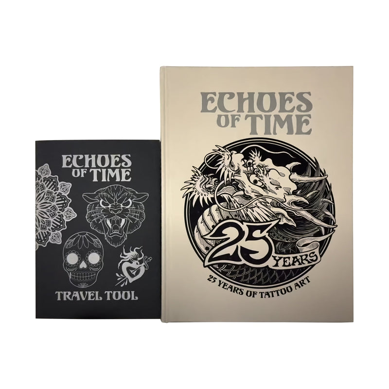 Echoes of Time — 25 Years of Tattoo Art — Hardcover Book + Travel Tool Book