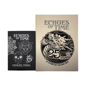 Echoes of Time — 25 Years of Tattoo Art — Hardcover Book + Travel Tool Book