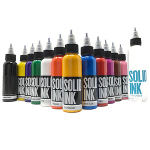 12 Color Spectrum Set — Solid Ink — 1oz Bottles