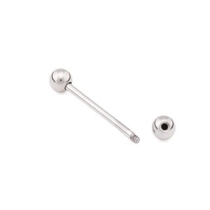14g External Straight Steel Barbell — Price Per 1