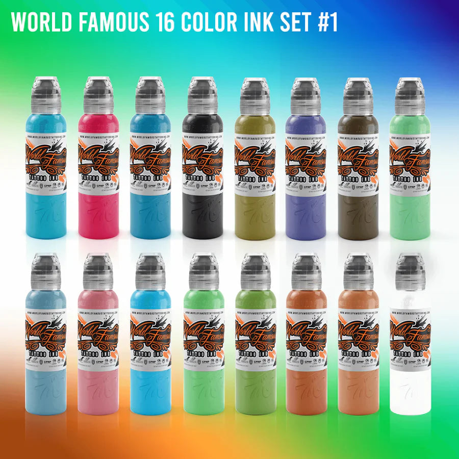 16 Color Ink Set #1 1oz