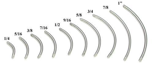 16g Replacement Steel Bent Shaft — Price Per 1