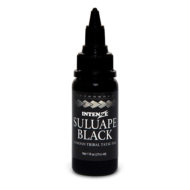 Suluape Black Samoan Tribal Tatau Ink — Intenze Tattoo Ink — 1oz Bottle