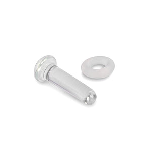 Handmade Clear Glass Labret Retainer — Price Per 1