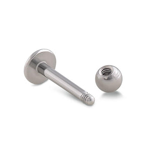 16g Steel Micro Labret Stud — Price Per 1