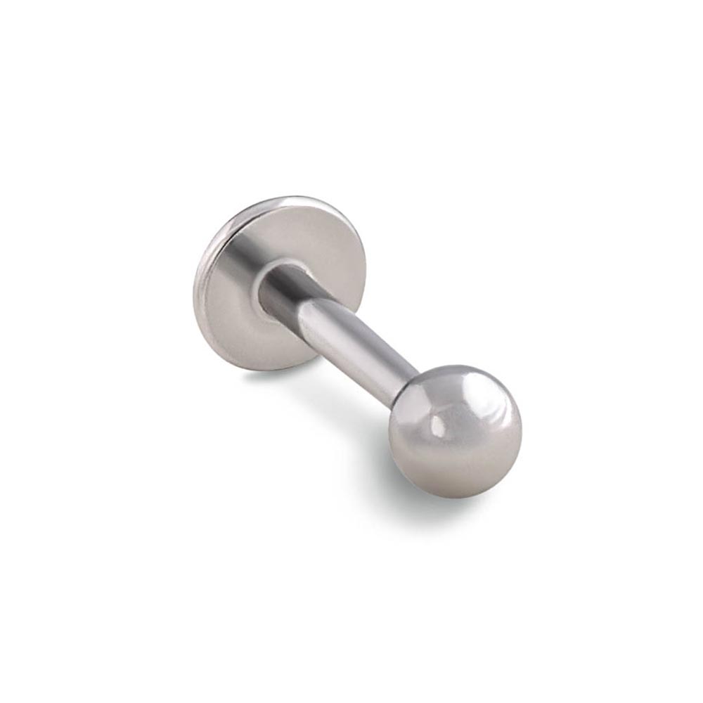 16g Steel Micro Labret Stud — Price Per 1