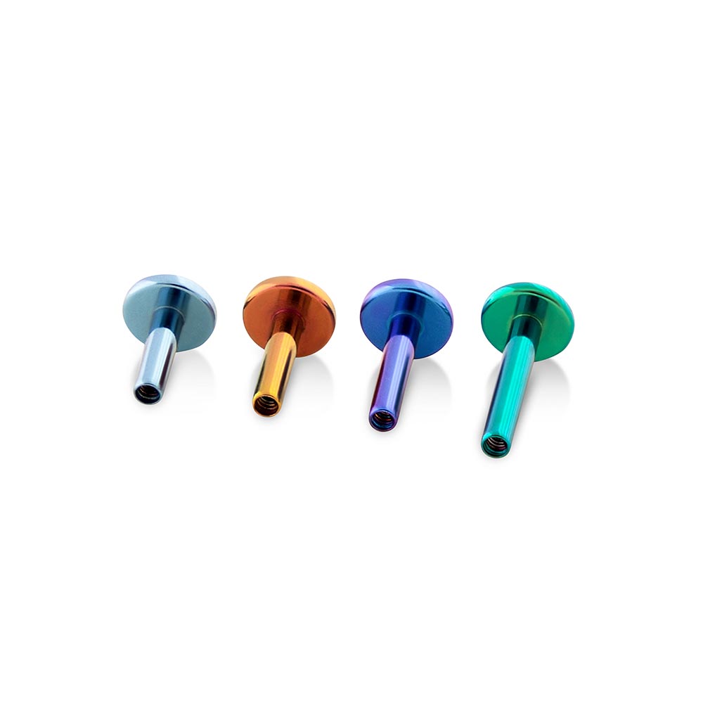 Internal Flat Back Disc Titanium Labret Post