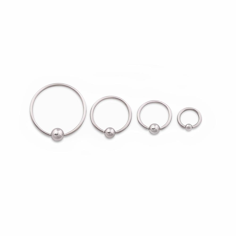 16g Steel Captive Bead Ring — Price Per 1