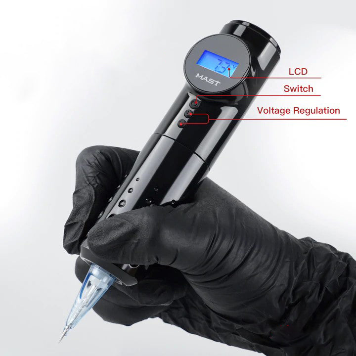 Dragonhawk Mast Archer Wireless Tattoo Machine — Pick Color