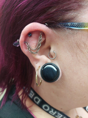 Jump Ring Titanium Pin - Threadless