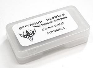 #6 BugPin 1000 Loose Tattoo Needles - Short Taper