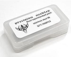 #8 BugPin 1000 Loose Tattoo Needles - Short Taper
