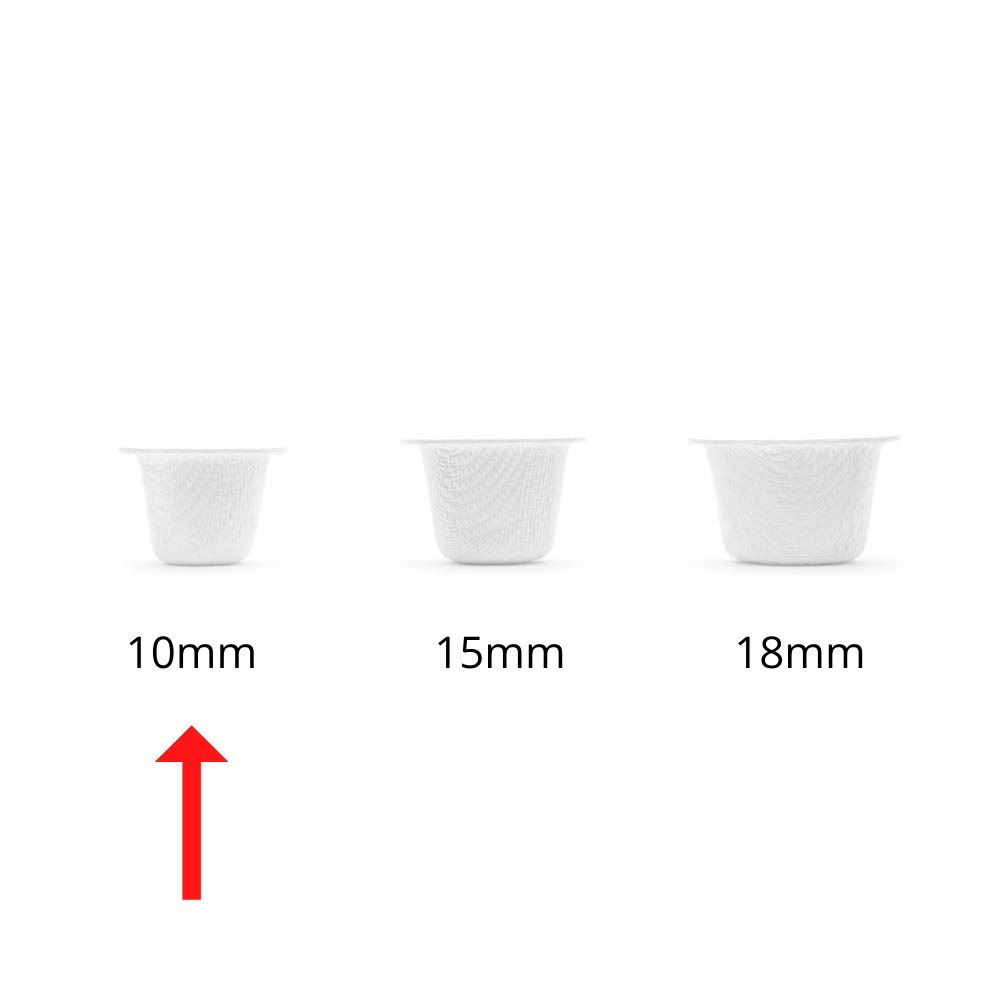 Fellowship Clean Caps — Bag of 200 Biodegradable Ink Cups — 10mm