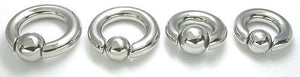 2g Snap Fit Steel Captive Bead Ring — Price Per 1