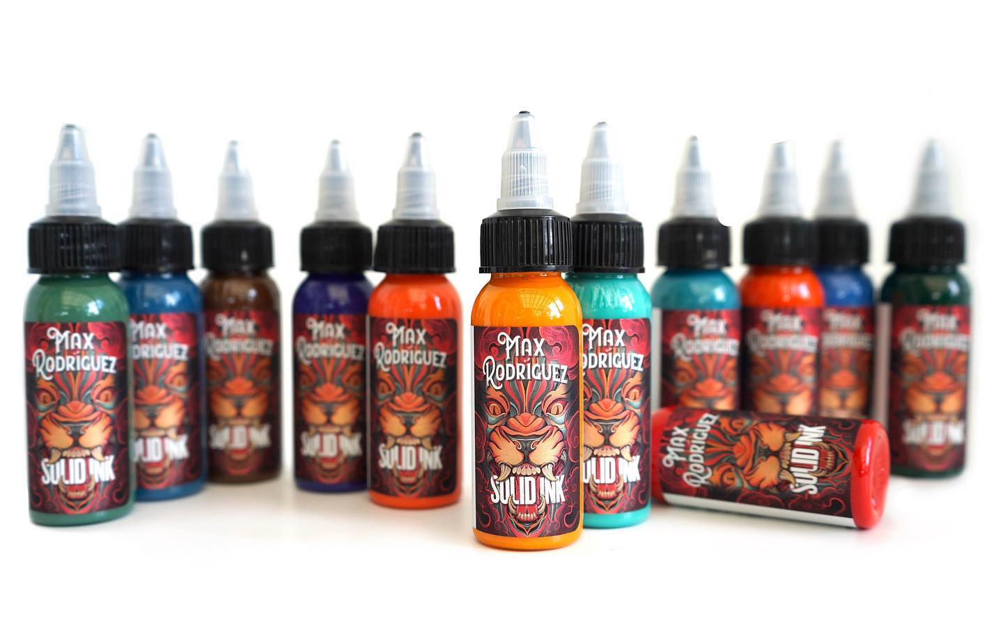 12 Color Max Rodriguez Set — Solid Ink — 1oz Bottles