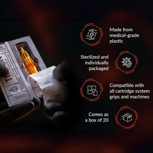 Peak Needles — Triton — Sample Pack of 5 Cartridge Tattoo Needles