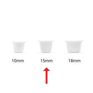 Fellowship Clean Caps — Bag of 200 Biodegradable Ink Cups — 15mm