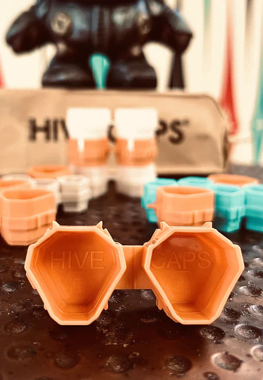 Mega Caps by Hive Caps™ — Bag of 50 Pieces (100 Caps) — Pick Color