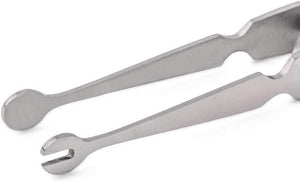 Labret Steel Pliers with Locking Mechanism — 4.25”