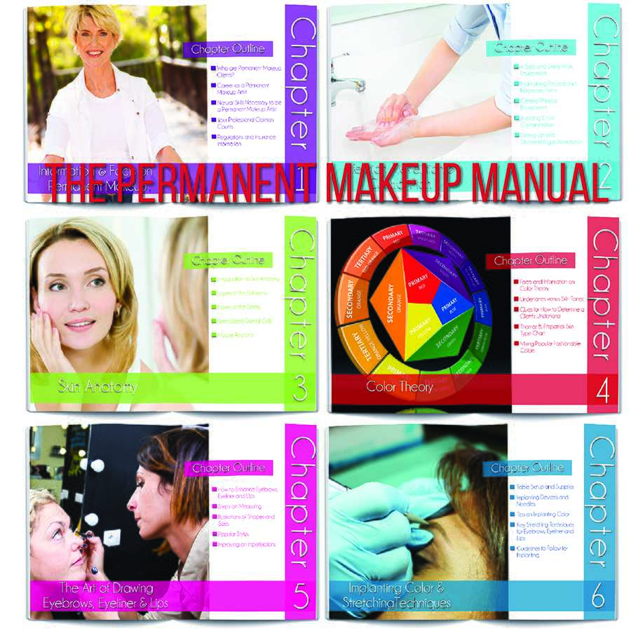 The Permanent Makeup Manual – A Complete Guide Book with Complimentary DVD – Spanish Version