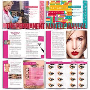 The Permanent Makeup Manual - A Complete Guide Book with Complimentary DVD - English Version