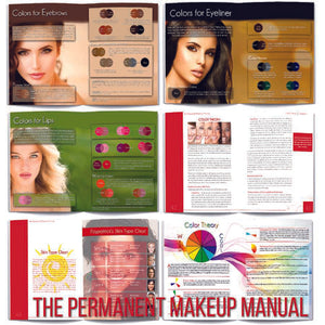 The Permanent Makeup Manual - A Complete Guide Book with Complimentary DVD - English Version