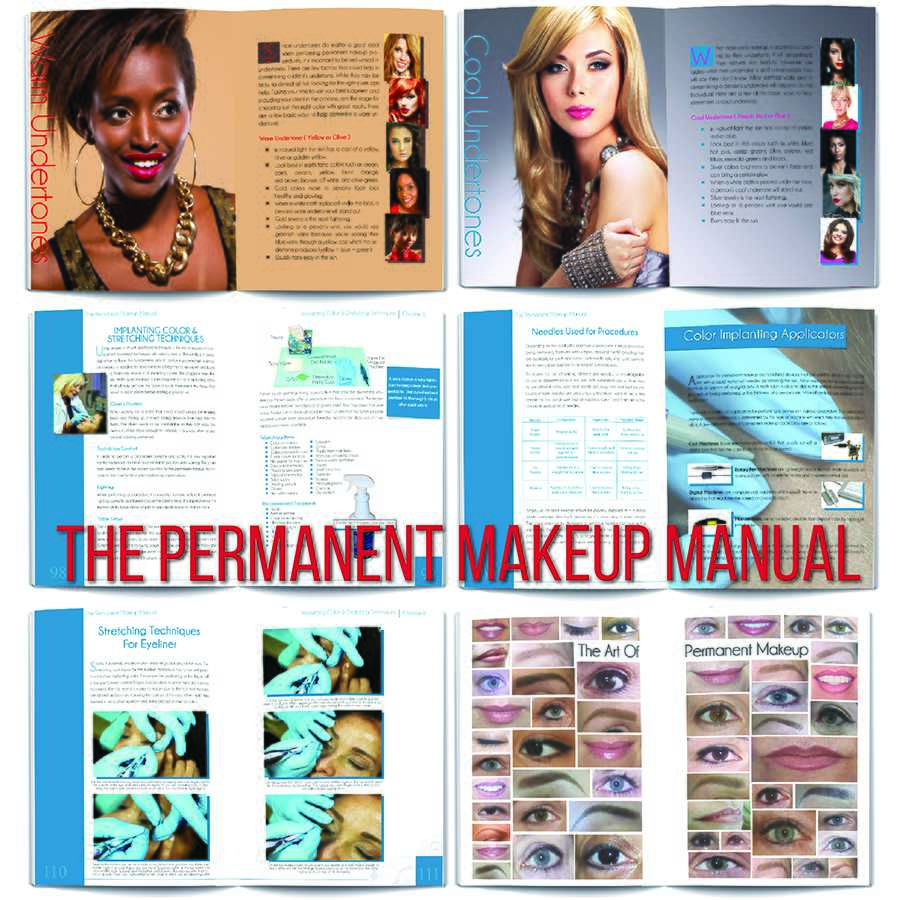 The Permanent Makeup Manual - A Complete Guide Book with Complimentary DVD - English Version