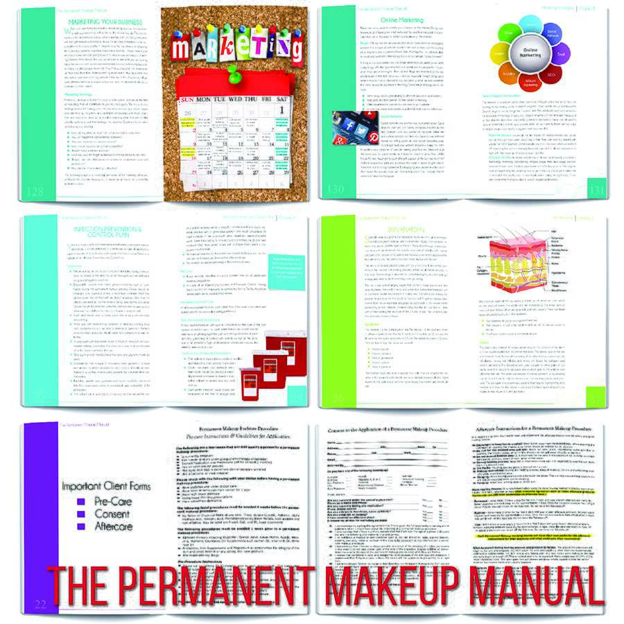 The Permanent Makeup Manual - A Complete Guide Book with Complimentary DVD - English Version