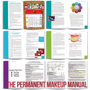 The Permanent Makeup Manual - A Complete Guide Book with Complimentary DVD - English Version