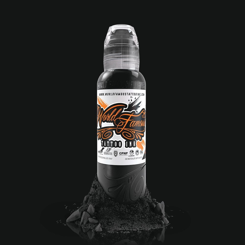 World Famous Tattoo Ink — All Black Inks — 4oz