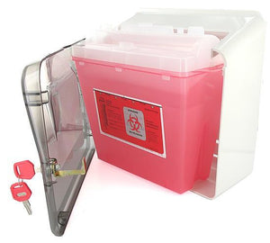 Bemis Sharps Trio - Sharps Cabinet, 5Qt. Sharps Container & Glove Box Holder