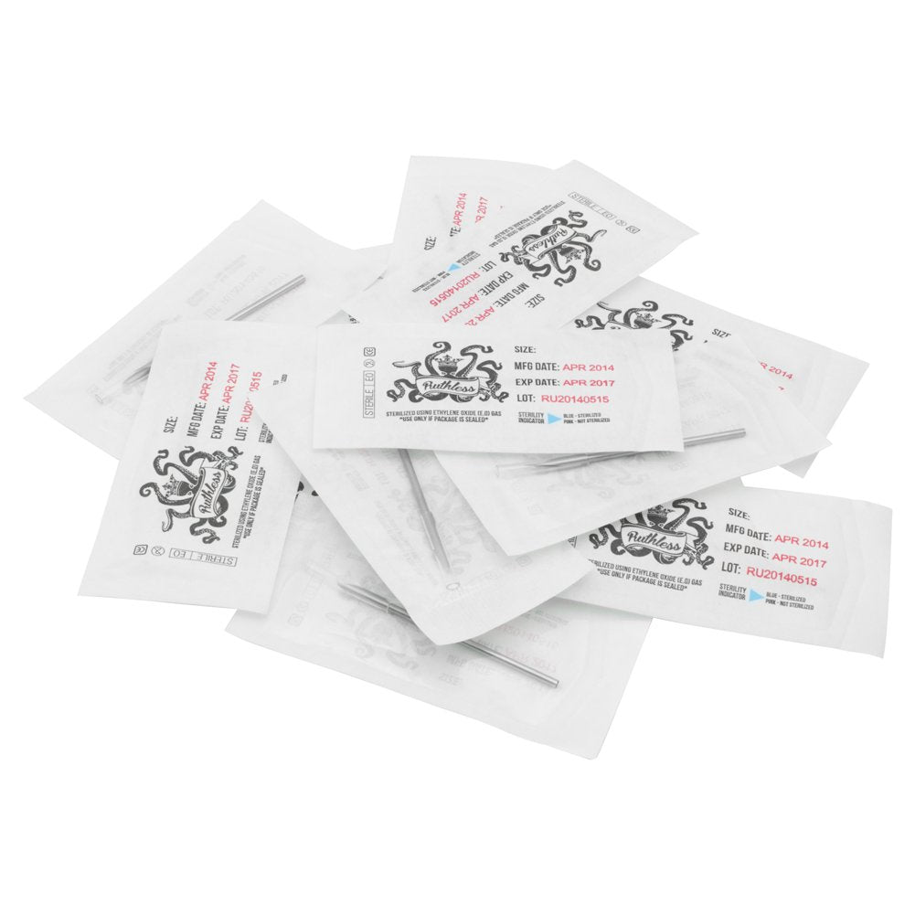 Ruthless Piercing Needles Box of 100 - Pick Size