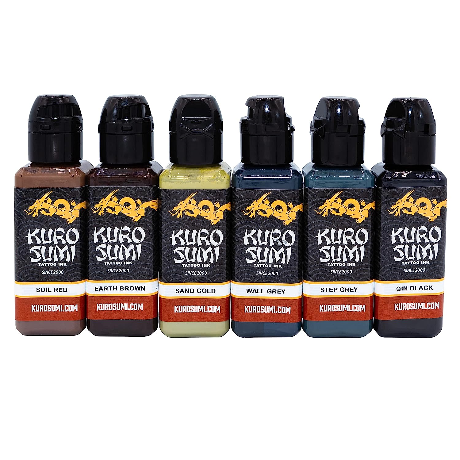 Great Wall Tattoo Ink Set — Kuro Sumi — Pick Size