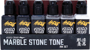 Kuro Sumi - Marble Stone Tattoo Ink Set 1.5oz