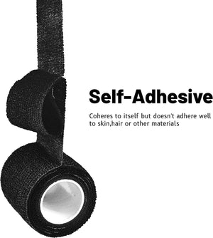 Cohesive Wrap - 1' x 5" Yds - MIXED COLORS - CASE