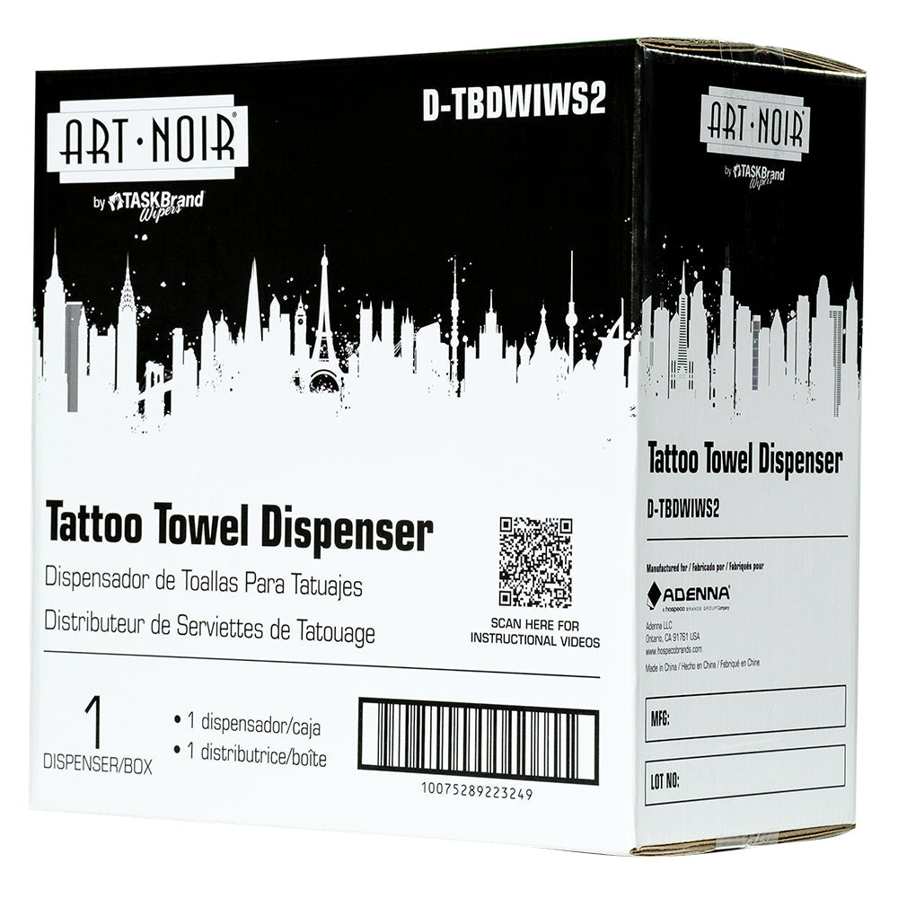 Art Noir Tattoo Towel Wall Dispenser