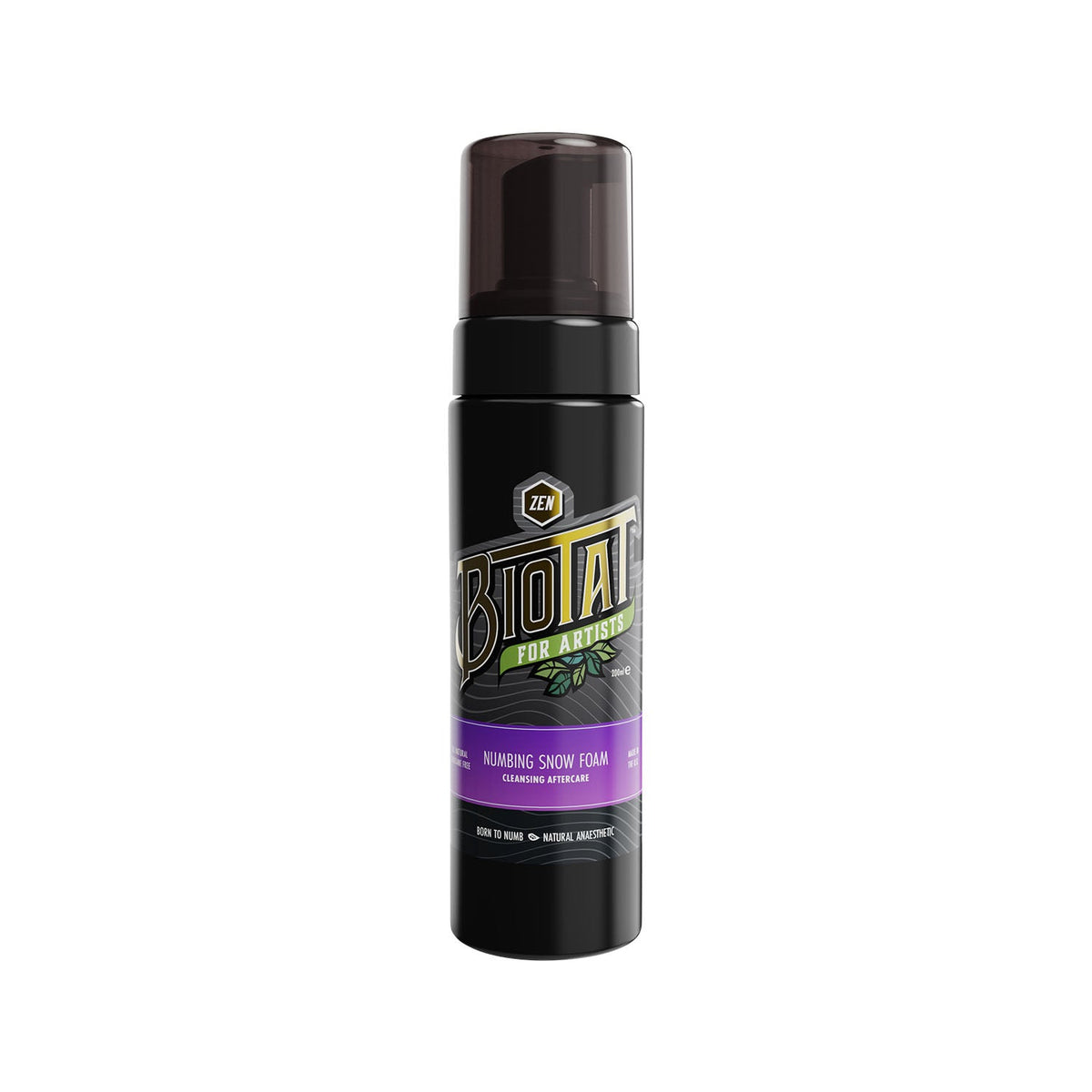 BIOTAT Numbing Snow Foam Aftercare Cleanser — Zen Fragrance — Pick Size 200ml