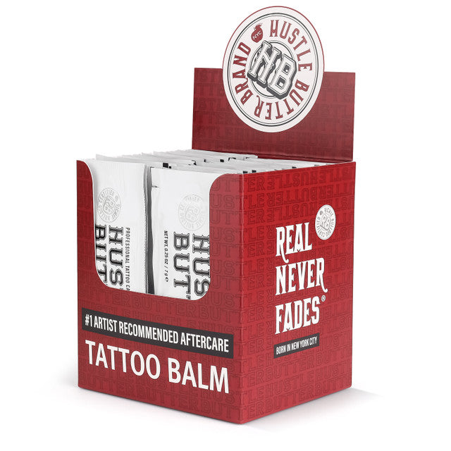 Hustle Butter Deluxe Tattoo Aftercare  — 0.25oz Sample Packets — Single or Case of 50