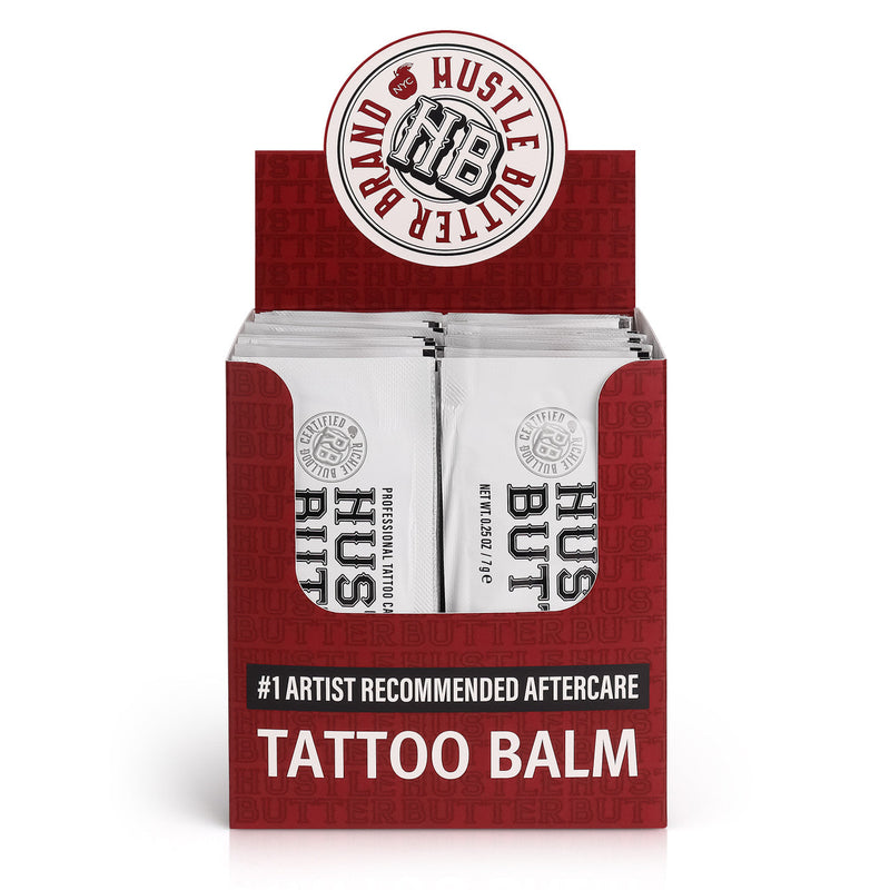 Hustle Butter Deluxe Tattoo Aftercare  — 0.25oz Sample Packets — Single or Case of 50