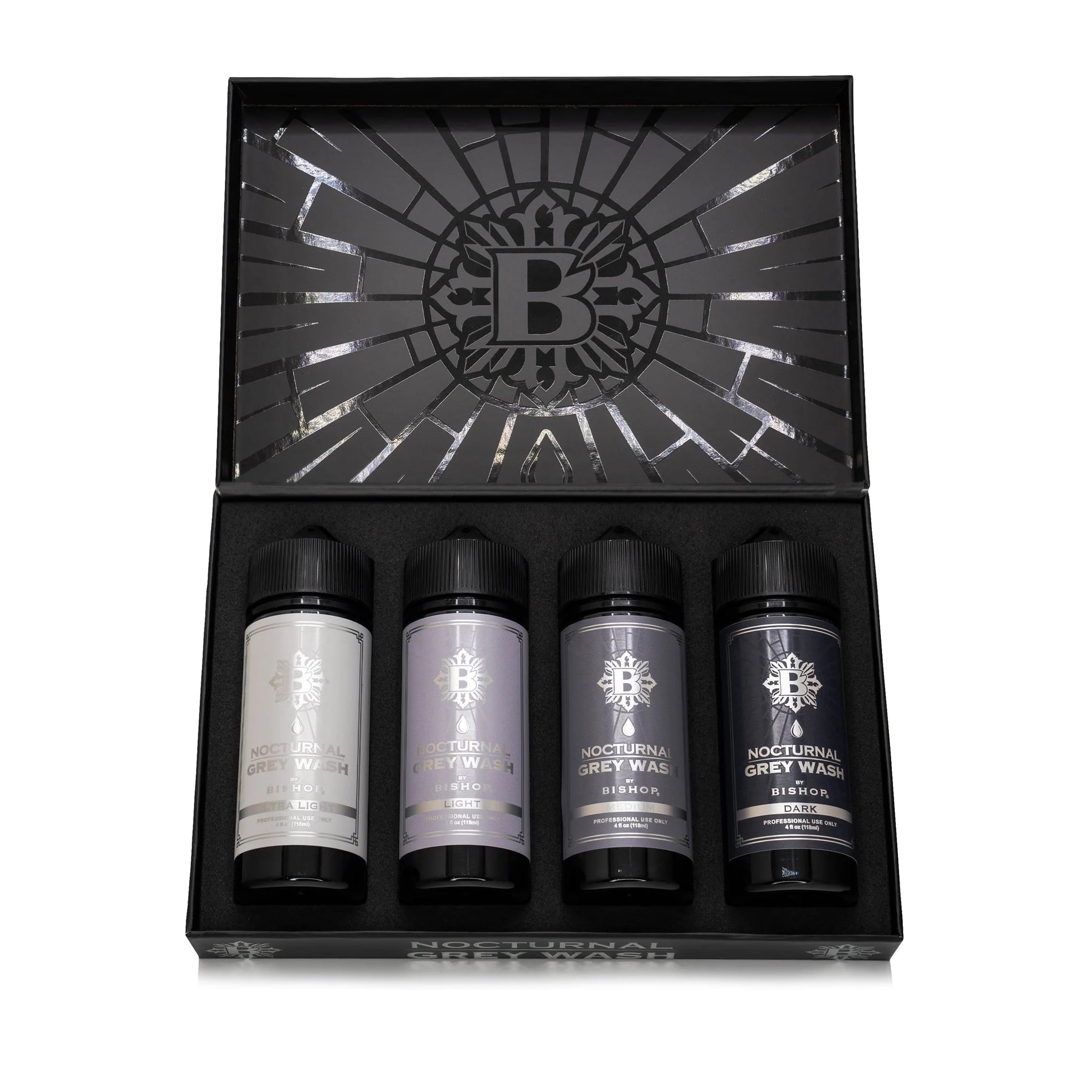 Ultimate Grey Wash Set — 4oz — Nocturnal Tattoo Ink