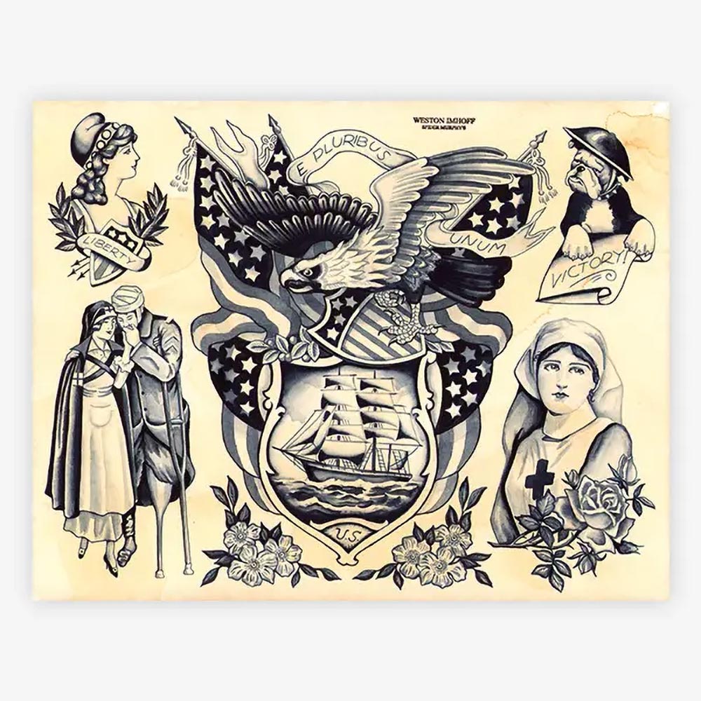 Spider Murphy’s Tattoo Flash Volume III — Hardcover Book