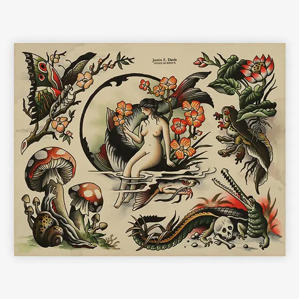 Spider Murphy’s Tattoo Flash Volume III — Hardcover Book