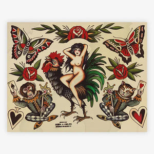 Spider Murphy’s Tattoo Flash Volume III — Hardcover Book