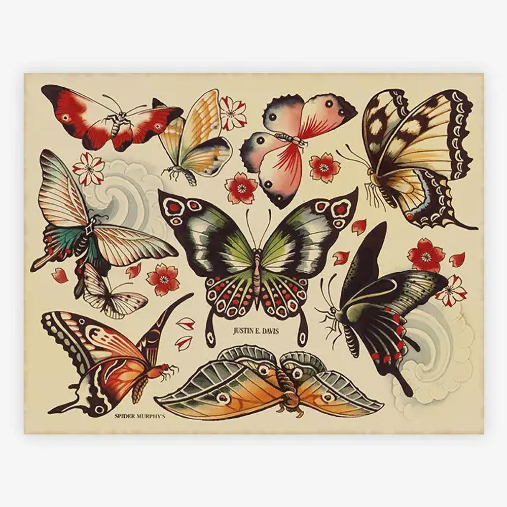 Spider Murphy’s Tattoo Flash Volume III — Hardcover Book