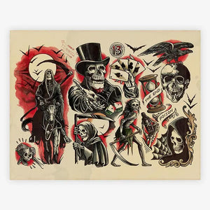 Spider Murphy’s Tattoo Flash Volume III — Hardcover Book