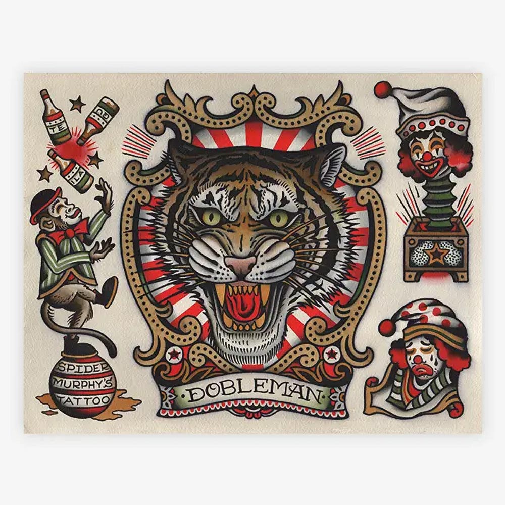 Spider Murphy’s Tattoo Flash Volume III — Hardcover Book